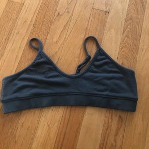 SKIMS PJ Sleep Bralette, L, Deep Sea